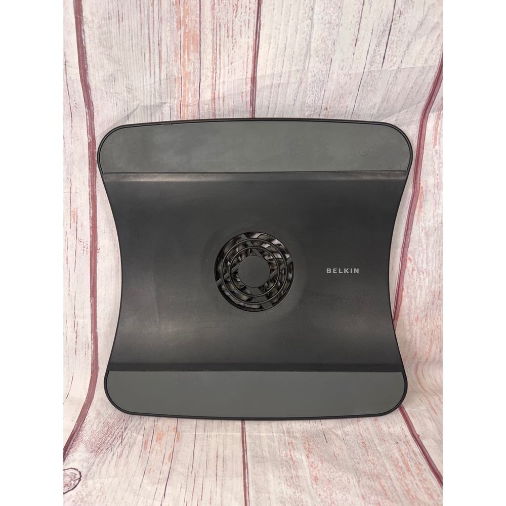 Belkin Portable Laptop Cooling Pad USB Fan Stand Black Lightweight Travel